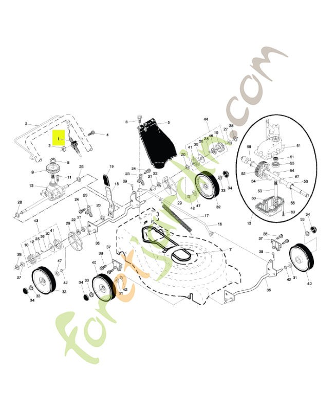Câble Husqvarna réf. 583180101