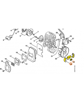 Embrayage Stihl ref. 4133-160-2020 en stock