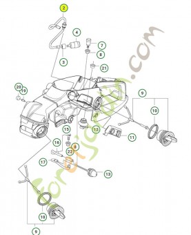 Tuyau Husqvarna réf. 579312402