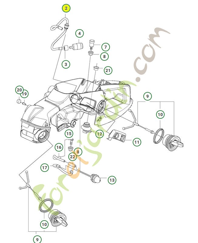 Tuyau Husqvarna réf. 579312402