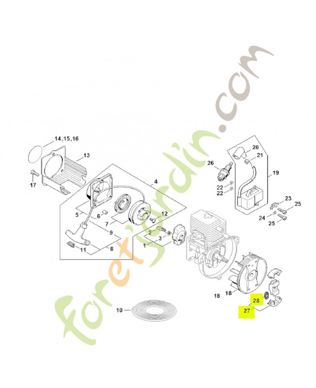 Embrayage Stihl réf. 4226-160-2000