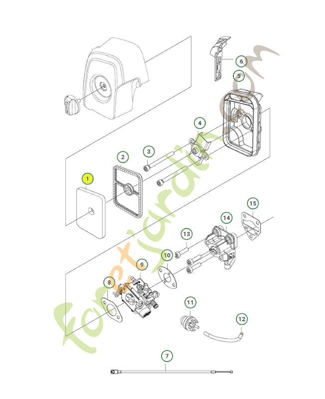 Filtre à air Husqvarna réf. 577851501
