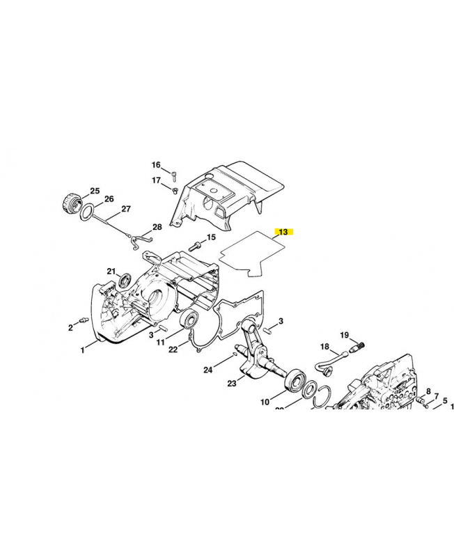 Feuille calorifuge Stihl ref. 1124-084-8303 en stock