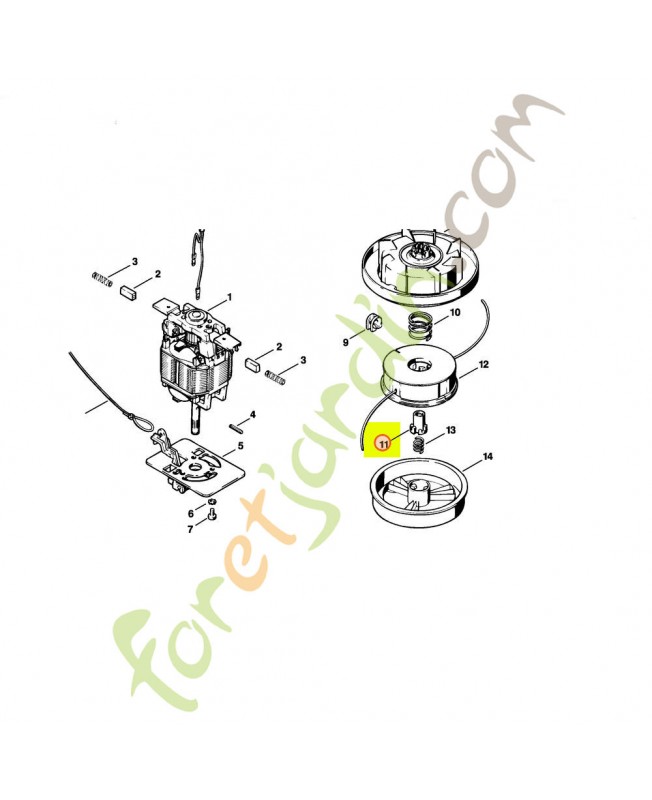 Entraineur Stihl réf. 4802-713-7400