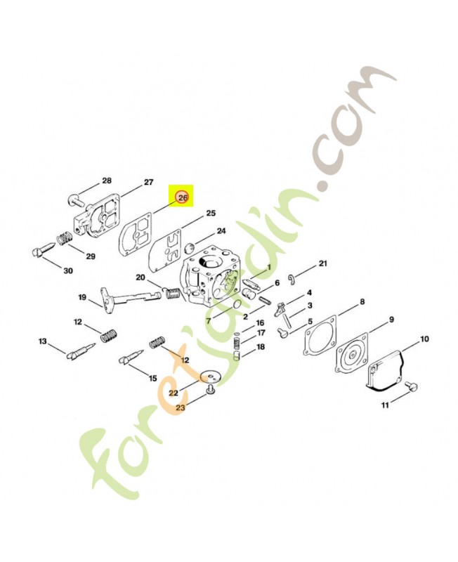 Joint Stihl réf. 1120-121-7801 en stock