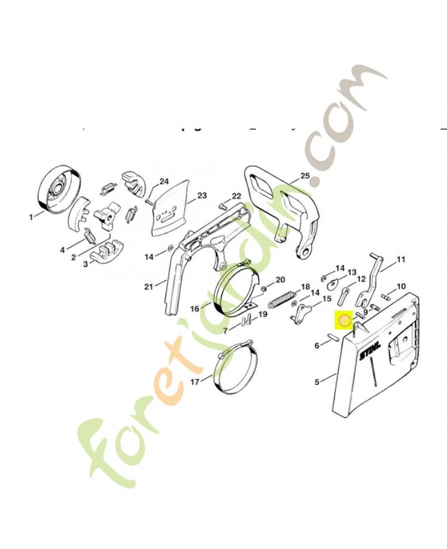 Boulon Stihl réf. 1117-162-5225