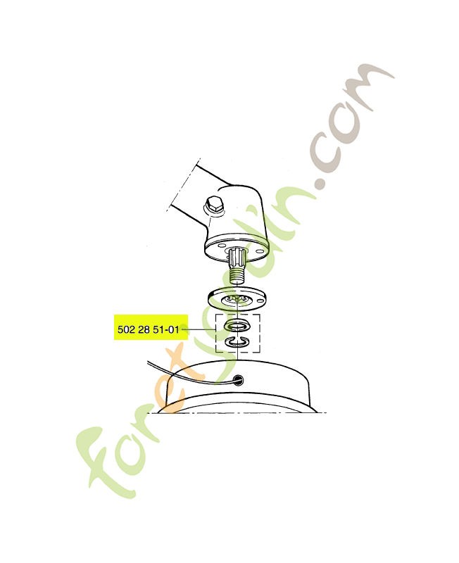 Kit bague Husqvarna réf. 502285101