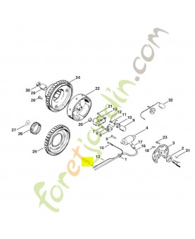 Douille de contact Stihl réf. 1110-442-7000 - Pièce détachée Stihl