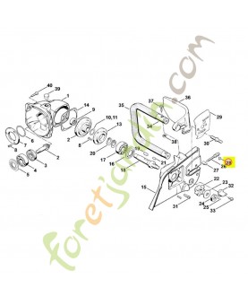 Pièce de serrage Stihl réf. 1110-021-9000