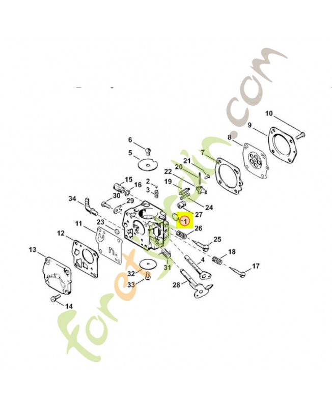 Bouchon Stihl réf. 1110-122-9410