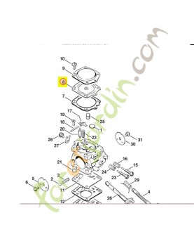 Membrane de réglage Stihl réf. 1110-121-4700