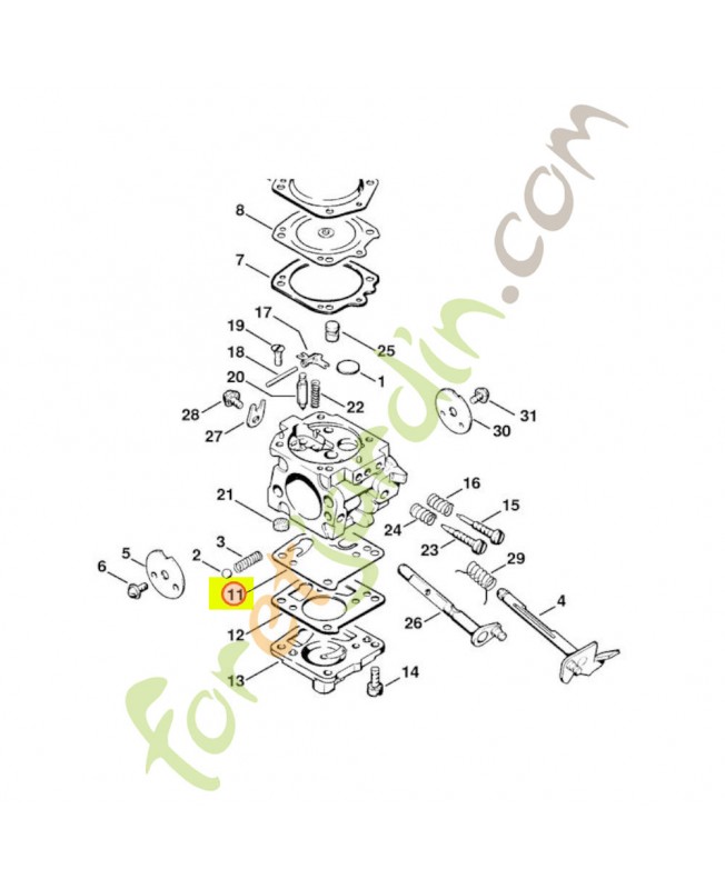 Membrane de pompe Stihl réf. 1110-121-4800