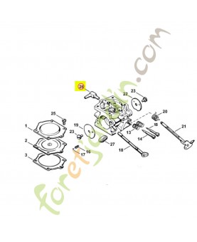 Raccord en équerre Stihl réf. 1117-122-3900