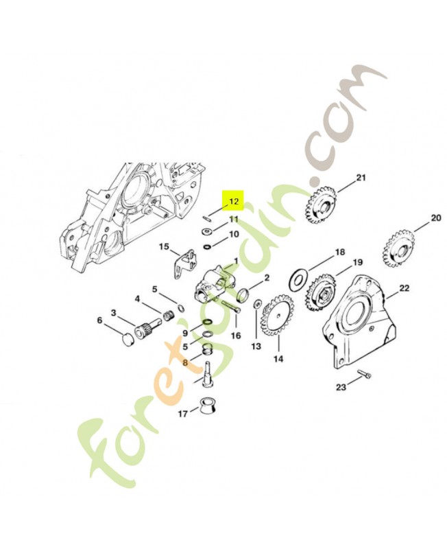 Boulon Stihl réf. 1117-647-9800
