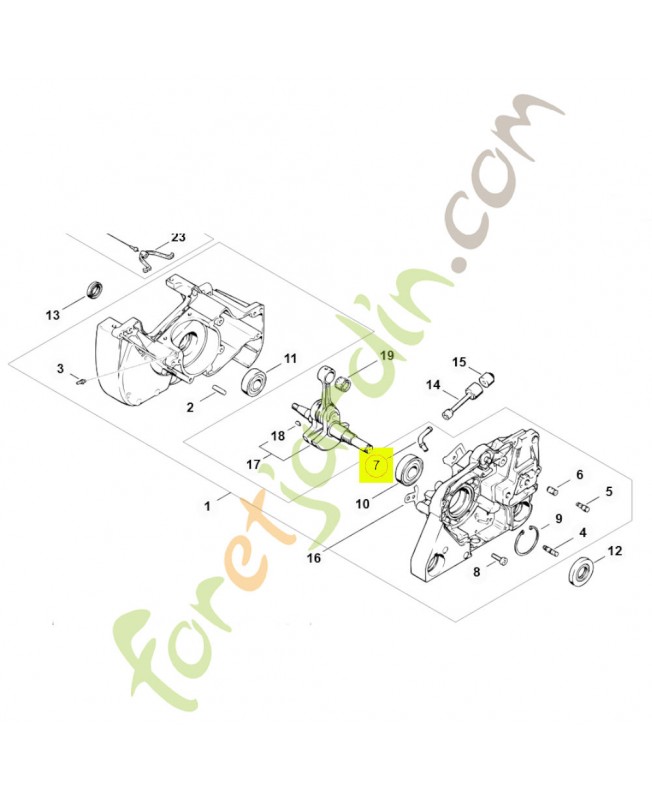 Manchon Stihl réf. 1118-028-7400