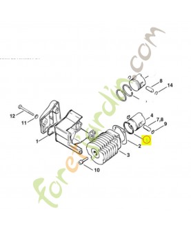 Segment de piston Ø 36x1,5 mm Stihl réf. 1120-034-3000