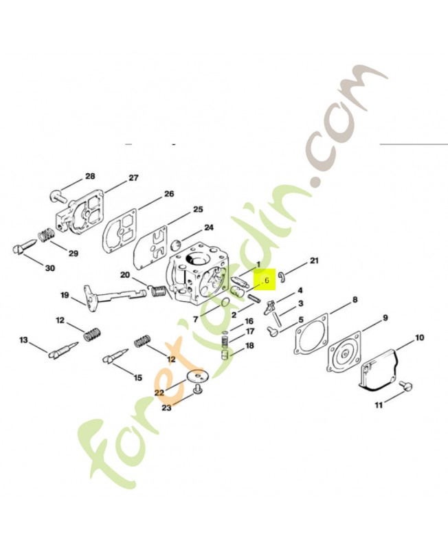 Gicleur de soupape Stihl réf. 1120-121-5401