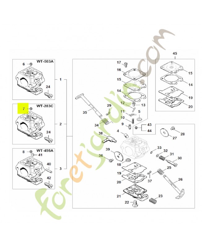 Gicleur fixe 0.56 Stihl réf. 1120-121-5600