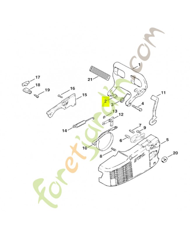 Douille Stihl réf. 1120-791-7200