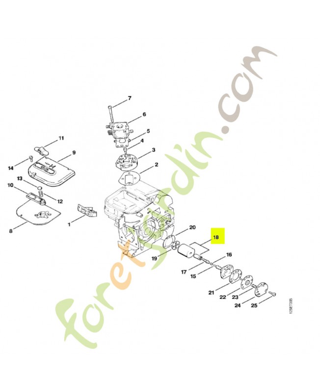 Filtre Stihl réf. 1120-640-1300