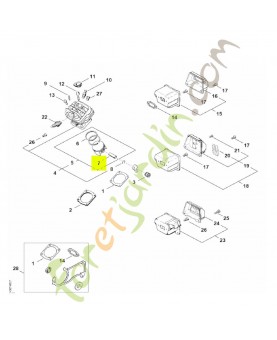 Axe de piston 10x6x30 Stihl réf. 1121-034-1505