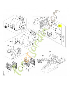 Couvercle Stihl réf. 1121-141-2900