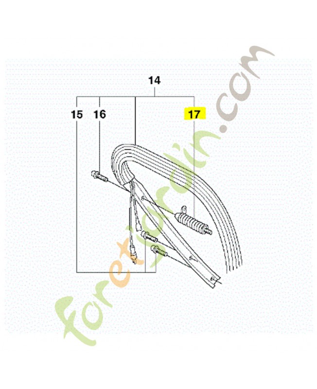 Amortisseur Husqvarna ref. 503684502