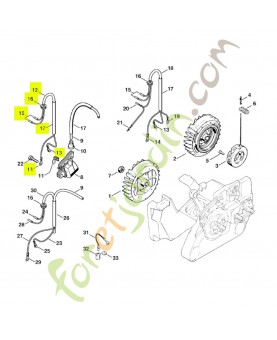 Faisceau de câbles Stihl réf. 1121-440-3002