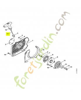 Câble de lancement Ø 3,5x945 mm Stihl réf. 0000-190-2905