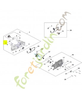 Bague d'étanchéité 15x22x4 Stihl réf. 9640-003-1560