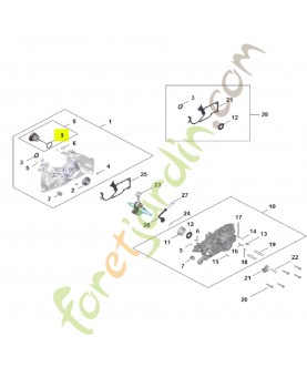 Joint torique 23x3 Stihl réf. 9645-948-2470