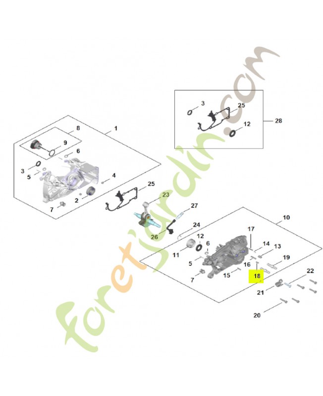 Boulon Stihl réf. 1128-162-5200