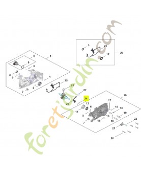 Circlips m15 Stihl réf. 9468-621-1520