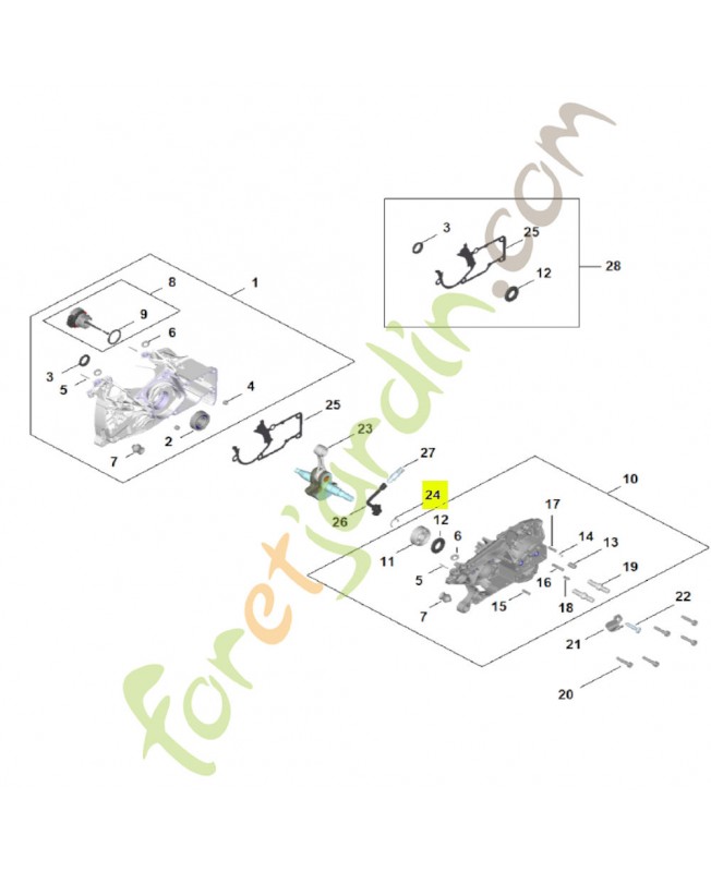 Circlips m15 Stihl réf. 9468-621-1520