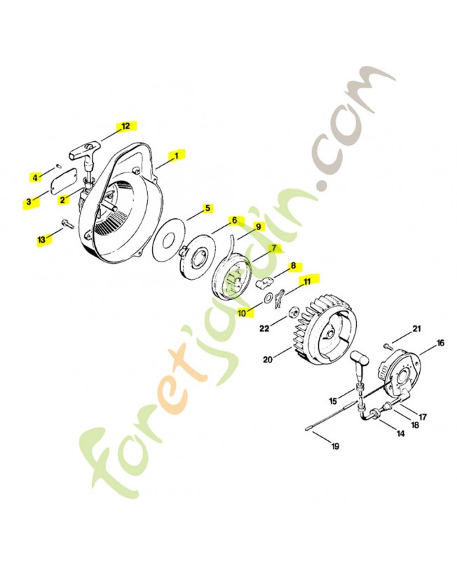 Lanceur Stihl ref. 1108-080-2110 en stock