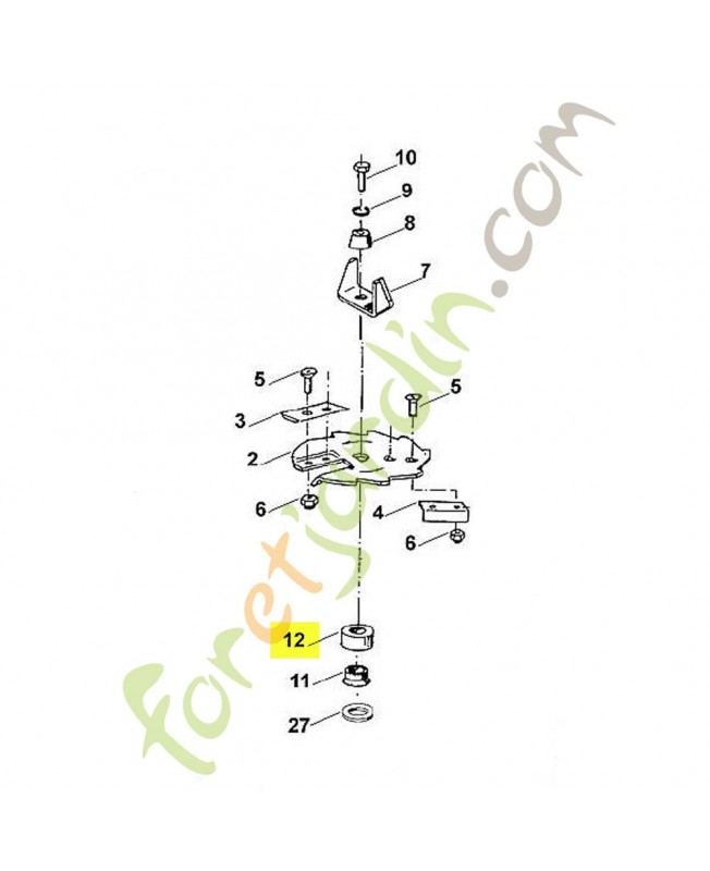 Entretoise 6005-708-1900. Pièce de rechange Sithl / Vicking Entretoise 6005-708-1900. Pièce de rechange Sithl / Vicking
