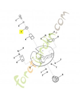 Anneau de serrage 6008-708-7000. Pièce de rechange Sithl / Vicking