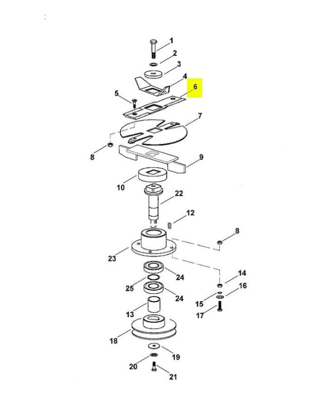 Couteau multicut gb 6001-702-0110 stihl