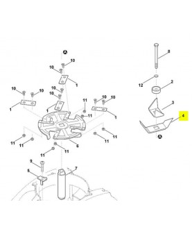 Couteau pre-broyage 6012-702-0310 stihl