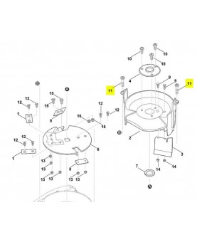 Vis taraud m8x40.9039-488-1850 Pièce de rechange Sithl / Vicking