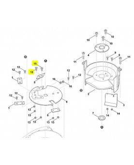 Vis m 8x20. 9062-319-1850 Pièce de rechange Sithl / Vicking