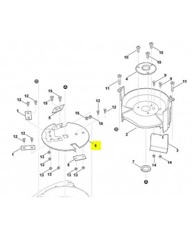 Disque porte couteau nu