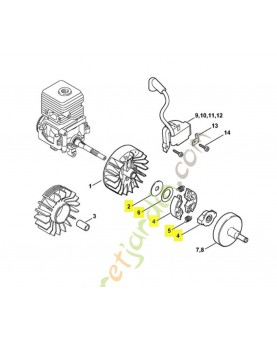 Embrayage complet 4140-160-2005. Pièce de rechange Sithl