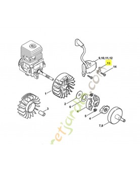 Languette enfichable