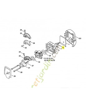 Volet de starter 4140-141-3801. Pièce de rechange Sithl / Vicking