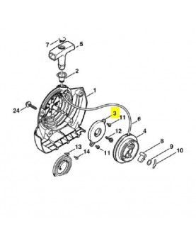 Ressort de rappel référence 4134-190-0601
