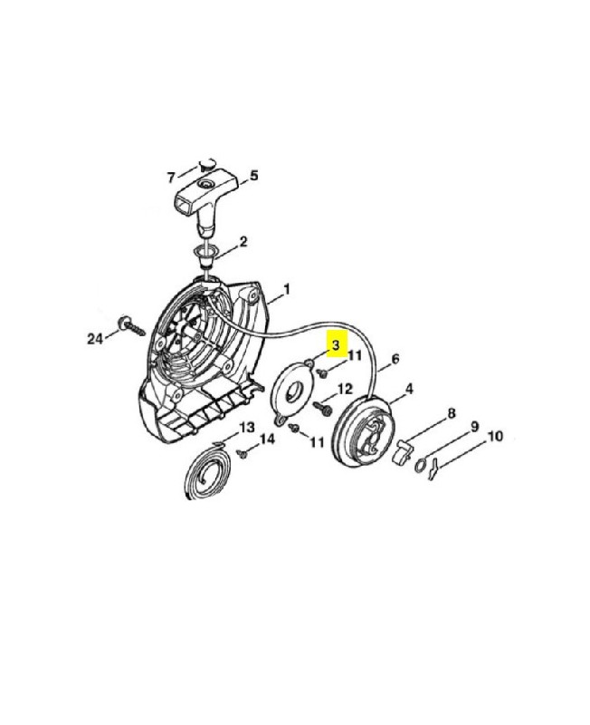 Ressort de rappel référence 4134-190-0601