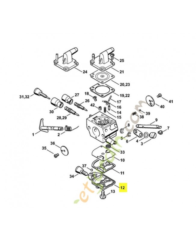 Couvercle Stihl réf. 4134-121-0802