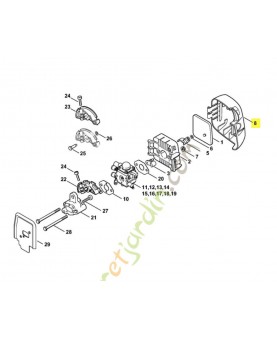 Couvercle filtre a air 4140-141-0502 stihl