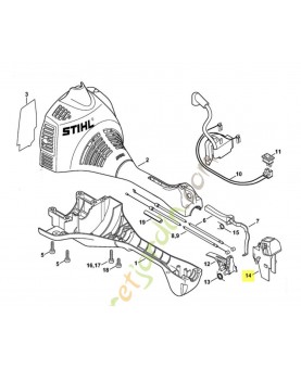 Support 4140-791-5400. Pièce de rechange Sithl / Vicking